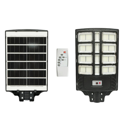 Napelemes LED közvilágítási lámpa 500W 15W napelem panellel, 15000mAh akkumulátor, mozgásérzékelő, távirányító, oszlopra szerelhető IP66 Breckner Germany