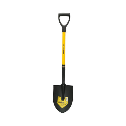 Crownman acél ásó 220x290x1020mm, üvegszál nyél és D markolat