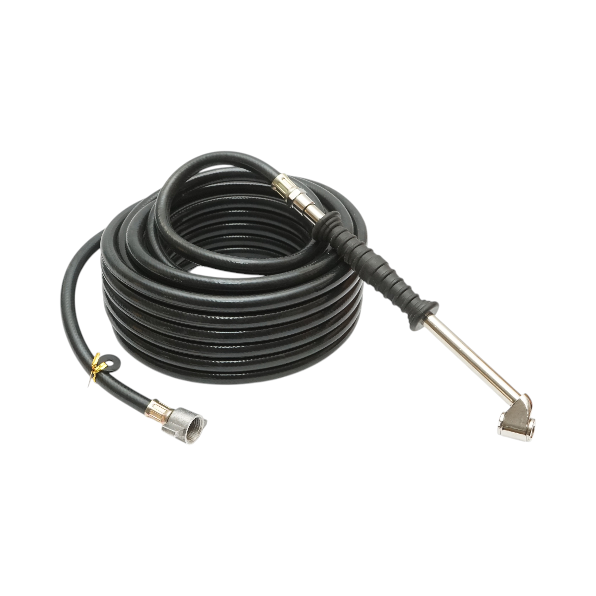 Kompresszoros légtömlő 12m PVC 6x11mm gumiabroncs felfújó tömlő csatlakozó végekkel