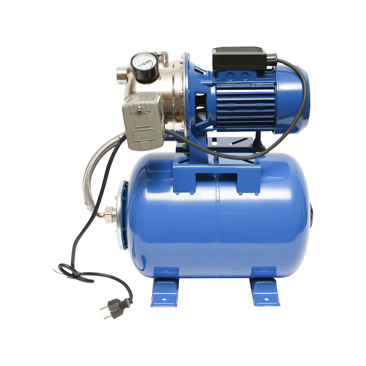 Víznyomásfokozó, hidrofor, 550W 220V, áramlás 40L/min, H42m, tartály 24L, fordulatszám 2860 r/min AUTOJS80 Breckner Germany