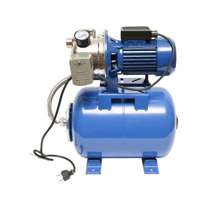Víznyomásfokozó, hidrofor, 550W 220V, áramlás 40L/min, H42m, tartály 24L, fordulatszám 2860 r/min AUTOJS80 Breckner Germany