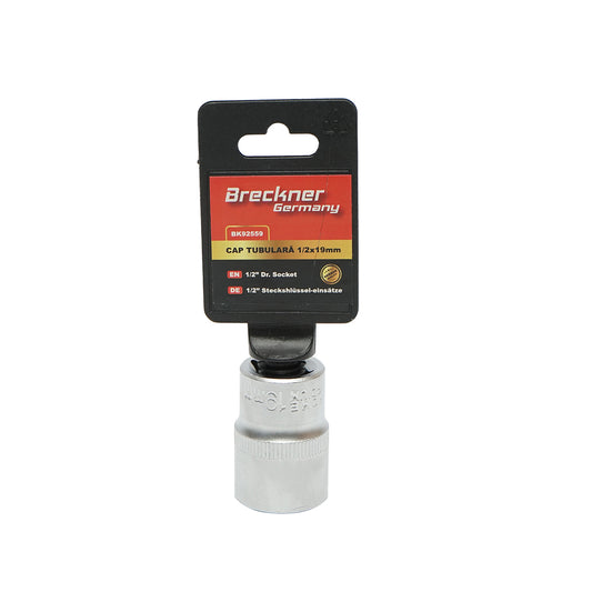 19 mm-es dugókulcskulcs fej 1/2 Breckner Germany