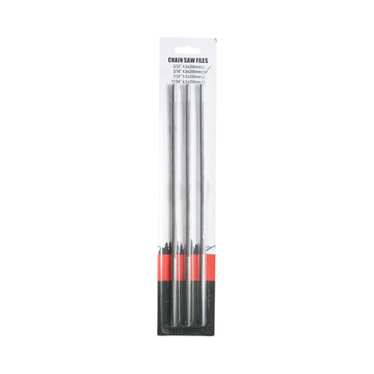 3 darabos hegyes kerek reszelő lánc fűrészhez 4.8x200mm 3/16 inch