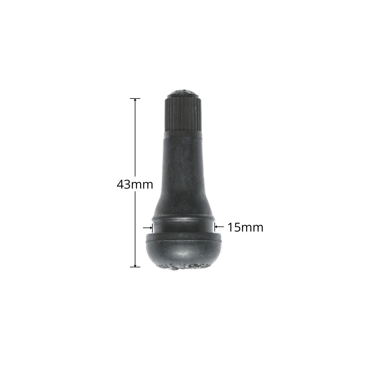 100 szelep készlet cső nélküli EPDM kerék sárgaréz betéttel 43mm TR413 TR413 TR413