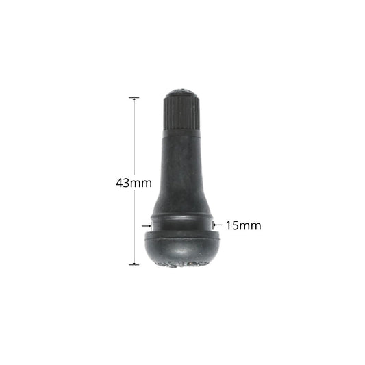 100 szelep készlet cső nélküli EPDM kerék sárgaréz betéttel 43mm TR413 TR413 TR413