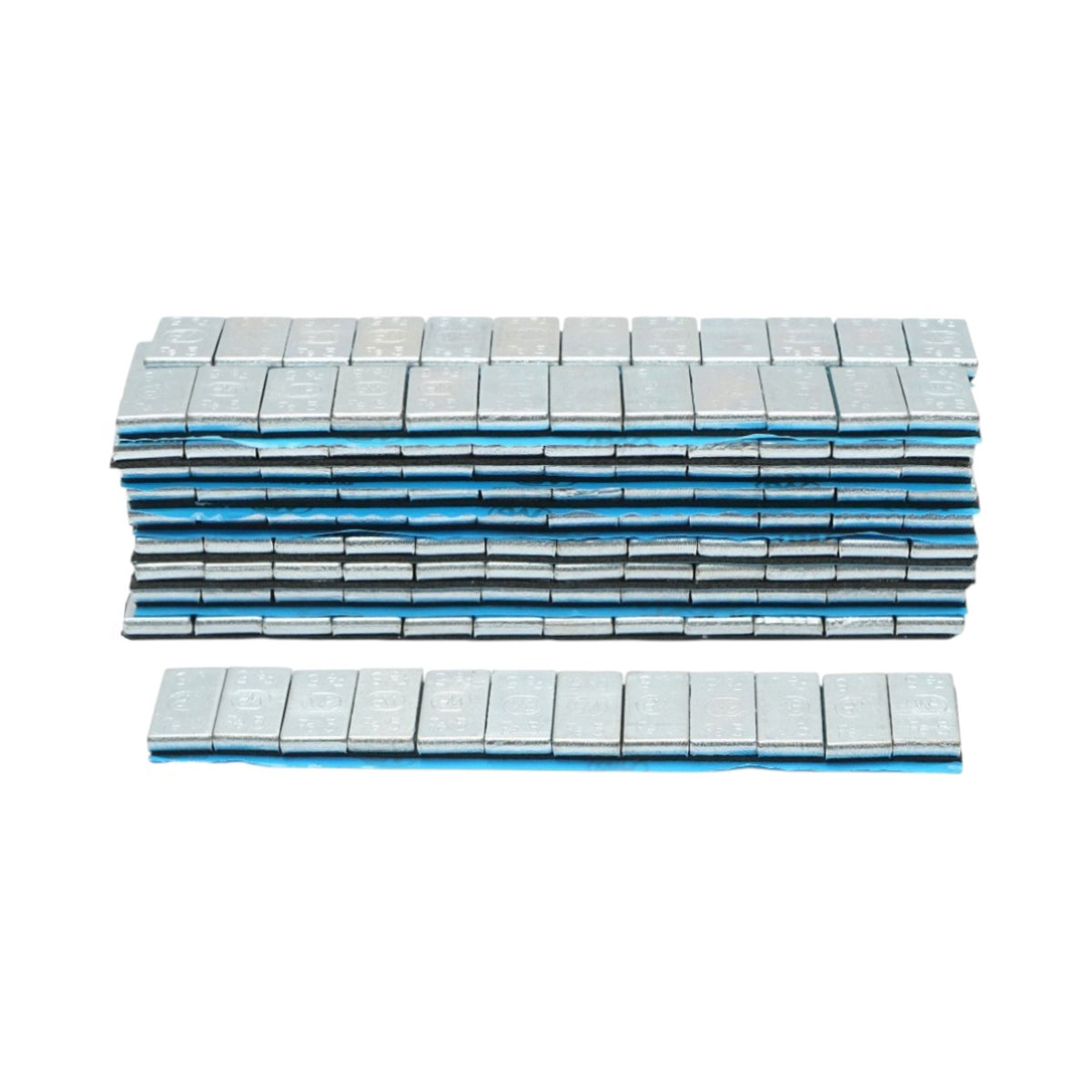 Öntapadós horganyzott ellensúlyok kerékegyensúlyozáshoz Fe 60g (5gx12 db) 100 szalag/doboz