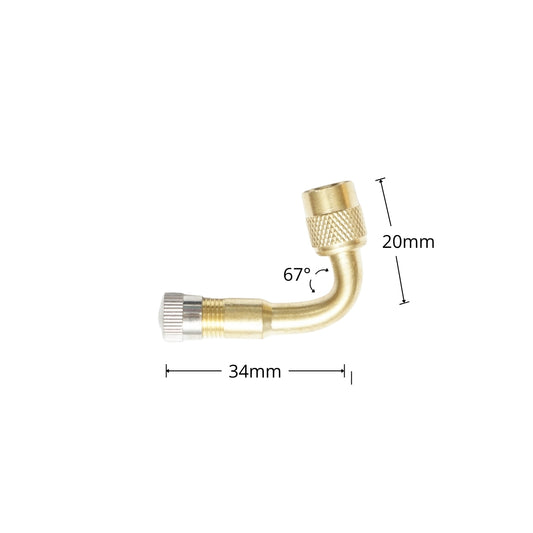 Szelepnyújtó kerék 67 fok, hosszúság 34 mm