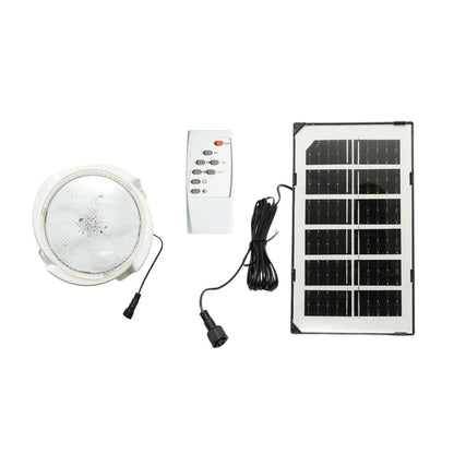 Napelemes LED mennyezeti lámpa 50W, 6500K 3W-os napelem panellel, 1800mAh akkumulátor, mozgásérzékelő és távirányító IP65 Breckner Germany