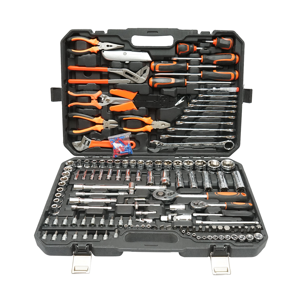 Csavarkulcs, csavarkulcs, kulcs, csavarkulcs, bit, torx szerszámokkal 160 db Breckner Germany