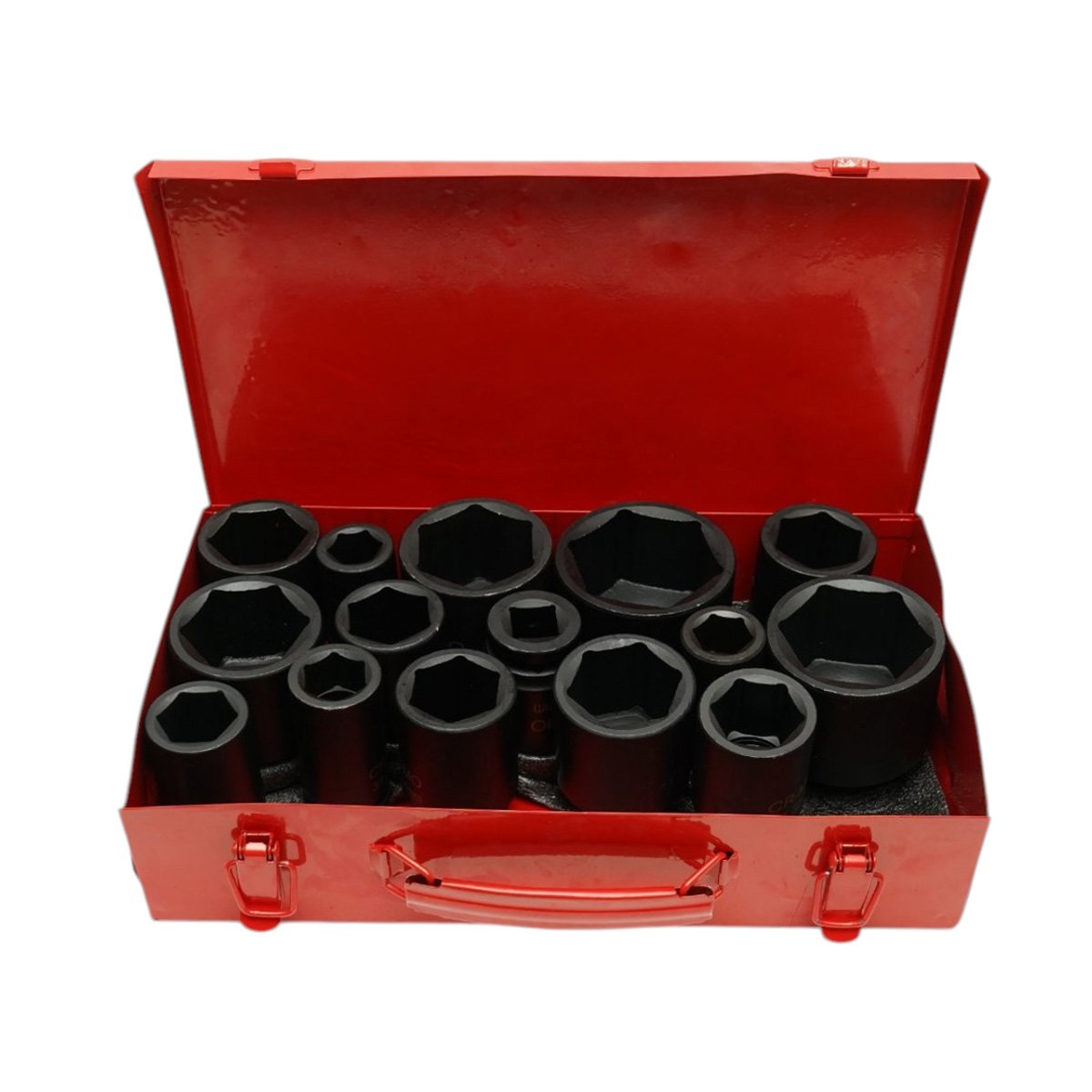 Breckner Germany ütve csavarhúzó hosszú fejű Ütődugókulcs készlet 22-60mm, 3/4 inch négyzet Cr-Mo 15 darab