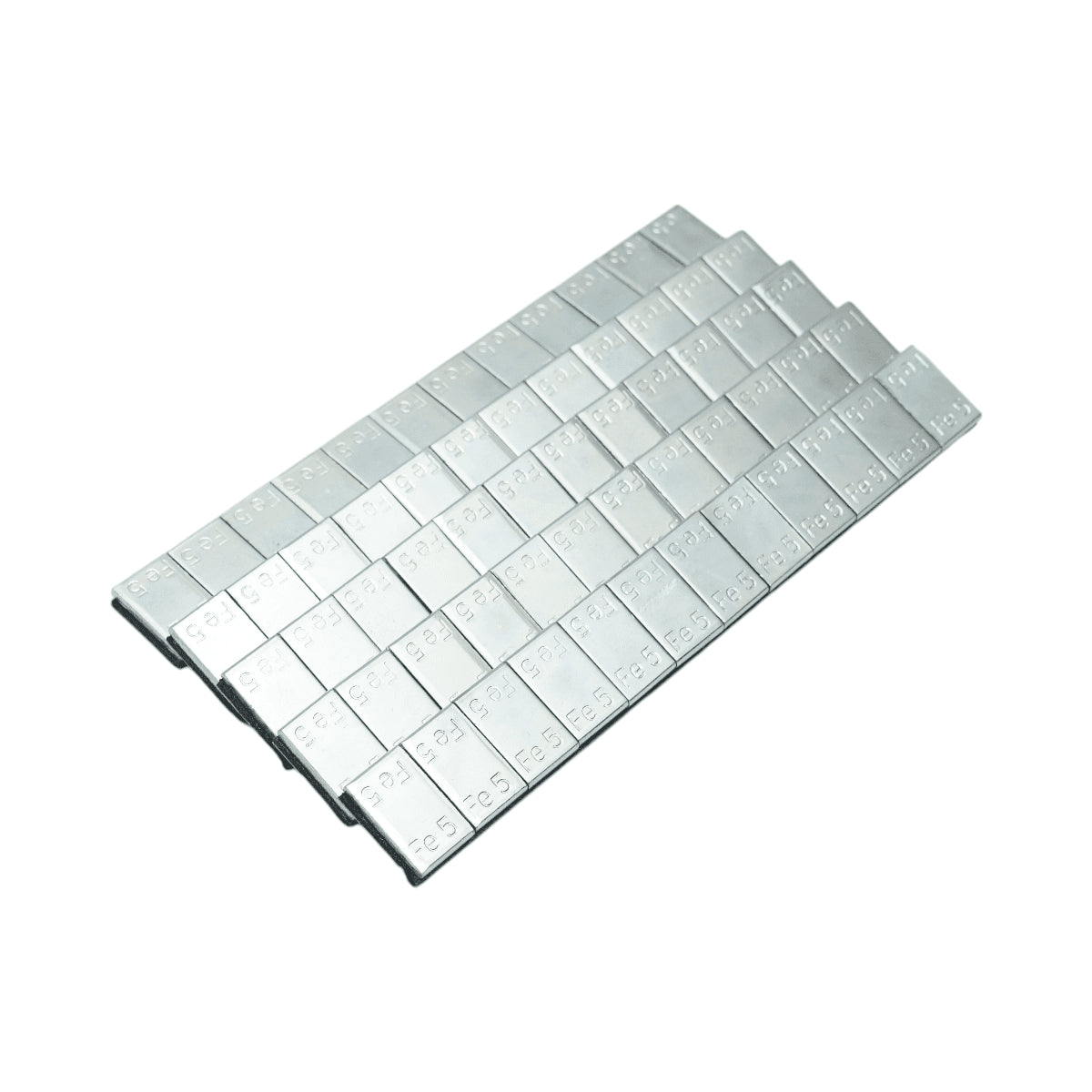 Fe 60g (5gx12 db) galvanizált öntapadós kerékkiegyenlítő Fe 60g (5gx12 db) 25 csík/doboz 25 csík/doboz