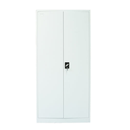 Fém szekrény 1950x920x500mm, 2 ajtóval, polcokkal és rúddal, szürke Breckner Germany