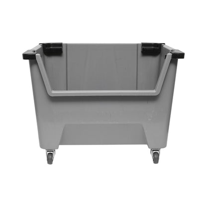 Tároló doboz mega, moduláris, szürke, kerekekkel 530x330x395mm Breckner Germany