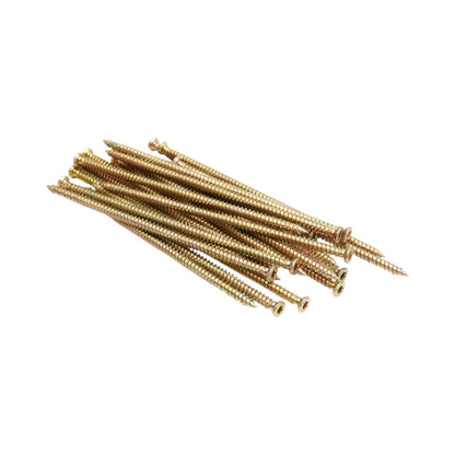 Ajtó-ablak szerelőcsavar 7.5x182mm, torx TX30, sárga cinkozott acél 100 db/doboz