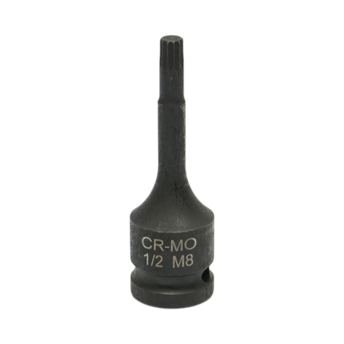 Breckner Germany M8 spline ütő bitdugókulcs 78mm, 1/2 inch négyzet Cr-Mo