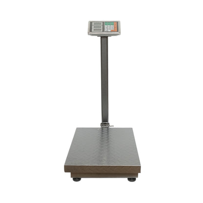 700kg-os elektronikus padlómérleg platformtípus 600x450mm összecsukható karral, LCD kijelző
