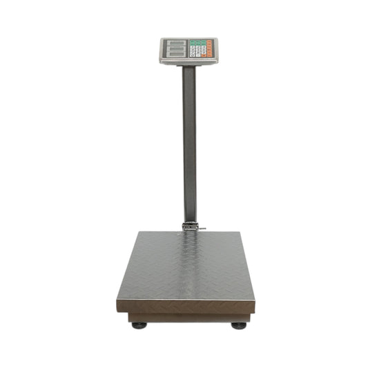 700kg-os elektronikus padlómérleg platformtípus 600x450mm összecsukható karral, LCD kijelző
