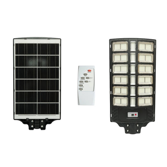 Napelemes LED közvilágítási lámpa 1000W 30W-os napelem panellel, 25000mAh akkumulátor, mozgásérzékelő, távirányító, oszlopra szerelhető IP66 Breckner Germany