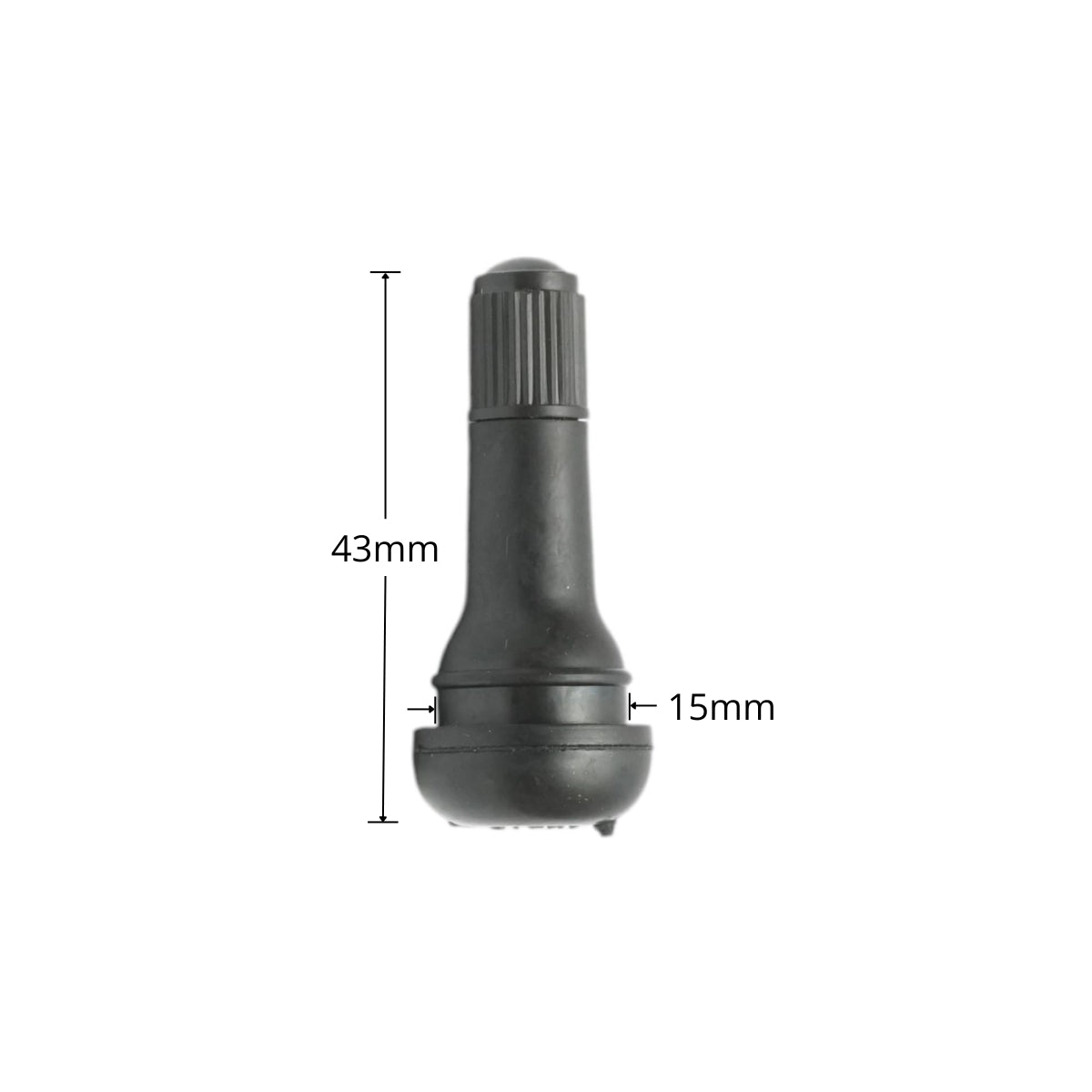 TR413 43 mm-es EPDM prémium cső nélküli kerékszelep TR413