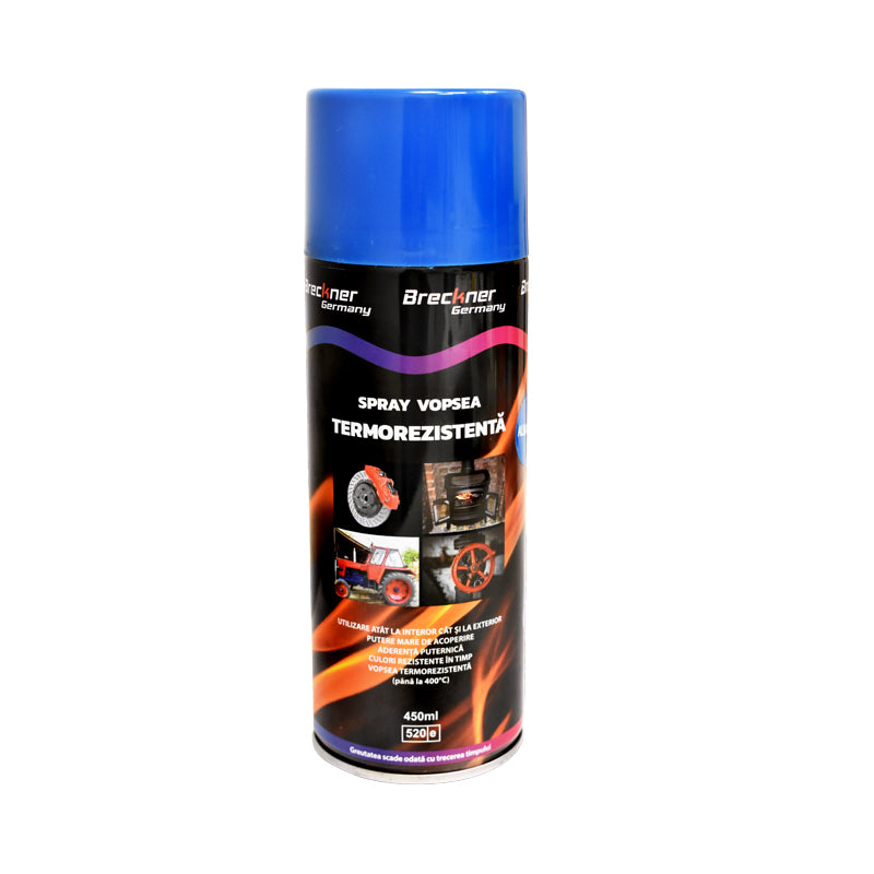Acry akril festékszóró spray 400 fokig hőálló kék 450ml Breckner Germany