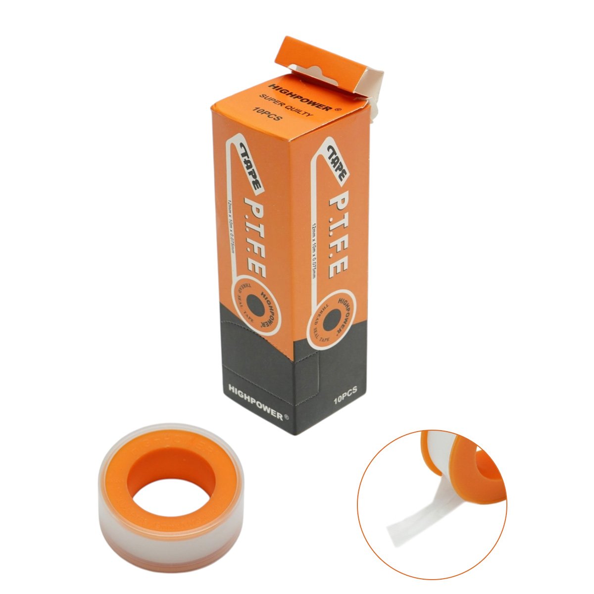 HighPower PTFE teflonszalag 12mm x 10m