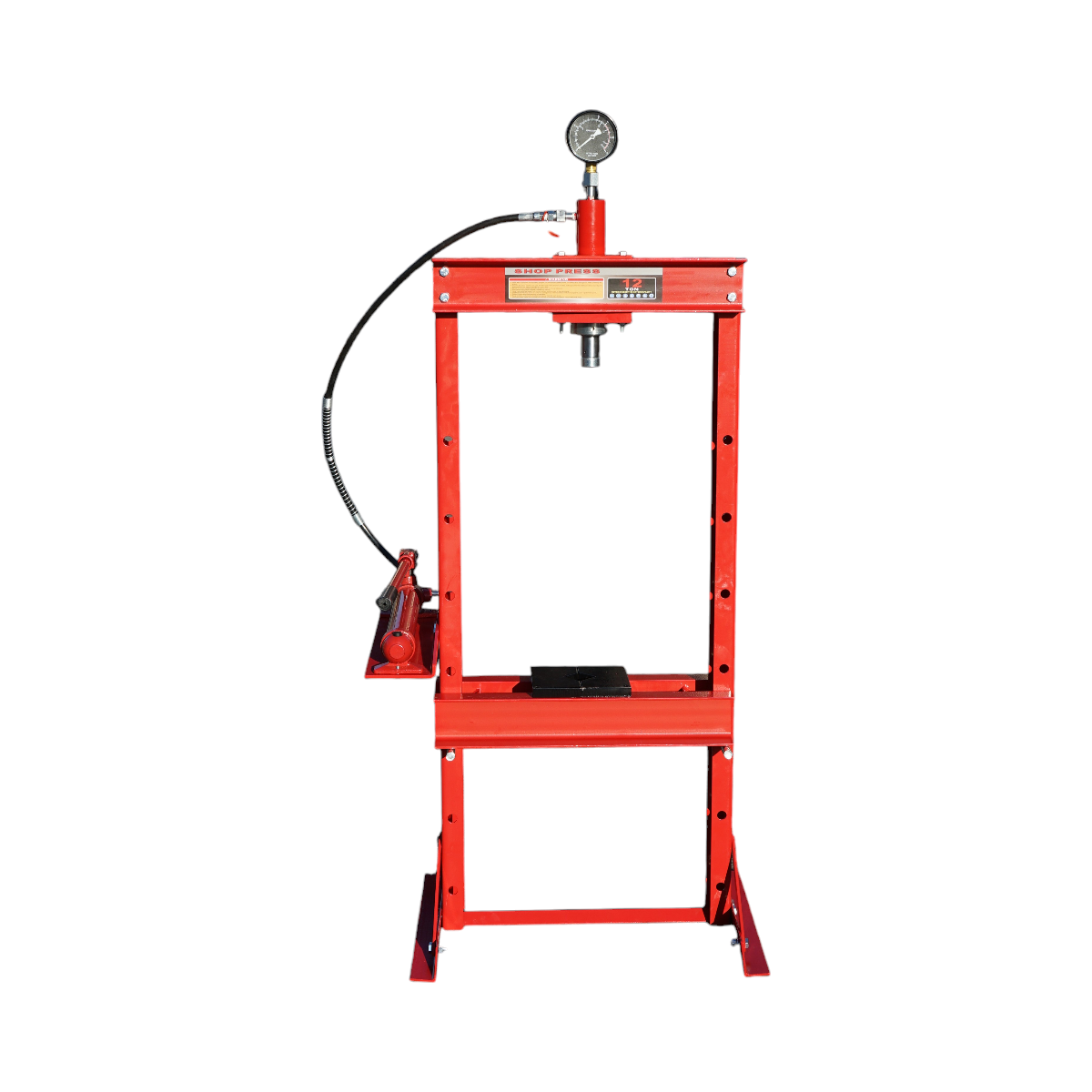 Hidraulikus prés 12T, állítható nyílás 0-918mm, dugattyú löket 0-146mm