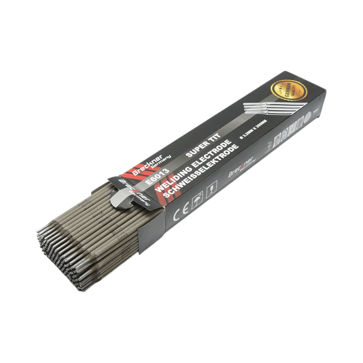 SUPER TIT hegesztőelektródák E6013 fi3,2mm x 350mm 5KG Breckner Germany