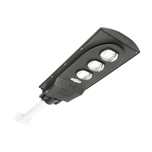 Napelemes LED-es közvilágítási lámpa 150W, 6500K, IP65, napelemmel, mozgásérzékelővel és oszlopra szerelhető Breckner Germany