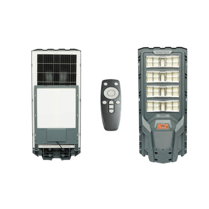 Napelemes LED közvilágítási lámpa 800W 40W napelem panellel, 30000mAh akkumulátor, mozgásérzékelő, távirányító, oszlopra szerelhető IP65 Breckner Germany