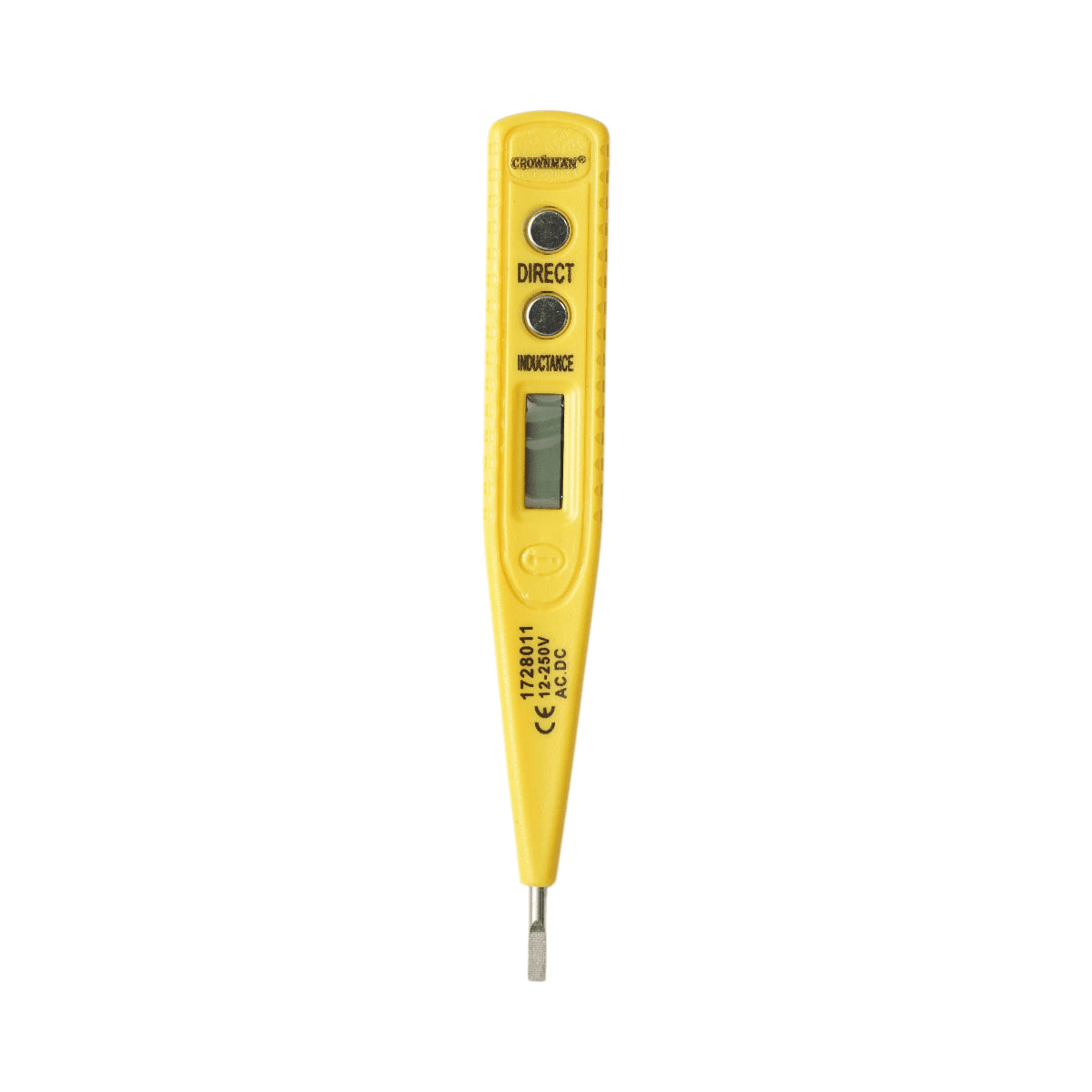 Csavarhúzó digitális feszültségmérő 12-250V AC/DC, 3x136mm Crownman