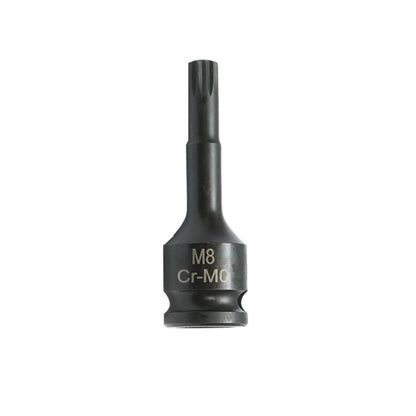 Ütőcsavarkulcs spline M8, 60 mm, négyzet 3/8 Cr-Mo