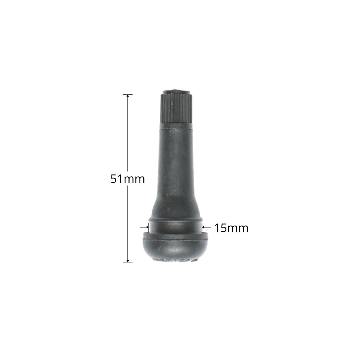 100 szelep készlet cső nélküli EPDM kerék sárgaréz betéttel 51mm TR414 TR414 TR414