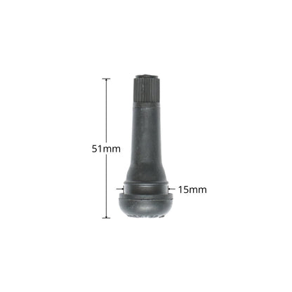 100 szelep készlet cső nélküli EPDM kerék sárgaréz betéttel 51mm TR414 TR414 TR414
