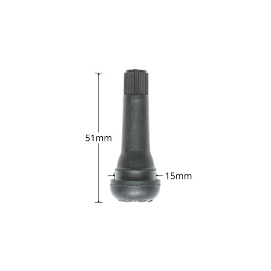 100 szelep készlet cső nélküli EPDM kerék sárgaréz betéttel 51mm TR414 TR414 TR414