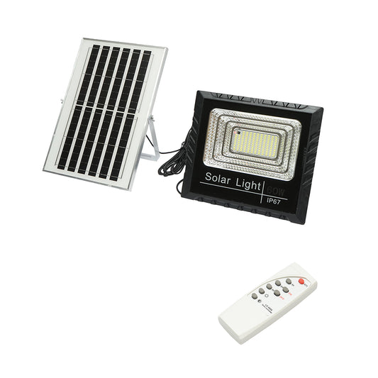 60W-os ledes reflektor 10W-os napelemmel, 1200mAh akkumulátorral és IP67-es távirányítóval Breckner Germany