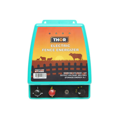 6 Joule impulzus generátor elektromos kerítéshez 12V/220V Thor