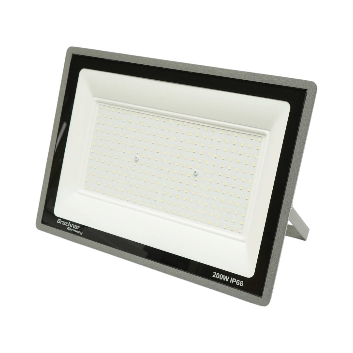 LED Reflektor 200W, 100-265V, 6500K, 20000lm Flood típus 375x270x30mm IP66 Breckner Germany