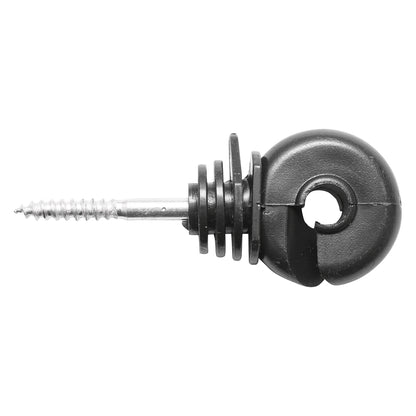 Kompakt szigetelő fekete fekete fekete 5.4mm 87x37mm elektromos kerítés Mezofarm
