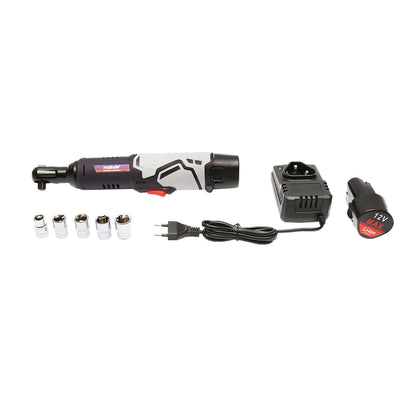 Makute megfordítható racsnis racsni akkumulátorral 12V, 45Nm, 0-250 rpm