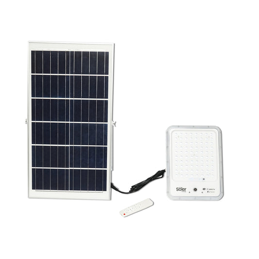 20W LED lámpa 2 MP CCTV kamera wifivel és 35W napelemmel, 3,2V/30Ah akkumulátorral.