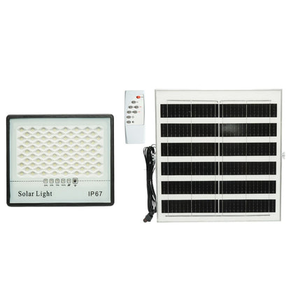 Breckner Germany 200W LED reflektor, 6500K napelemes panellel 15W, LiFePO4 10000mAh akkumulátor és távirányító IP67