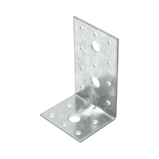 Összekötő zár betéttel 90x55x55mm, vastagság 2mm, horganyzott acélból