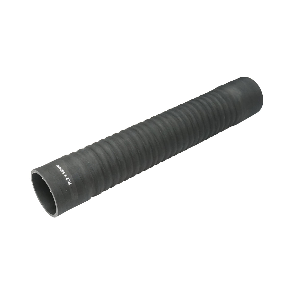 Rugalmas hűtőtömlő int. 76,2x500mm gumi textilbetéttel és fémspirállal 6,9 Bar Breckner Germany