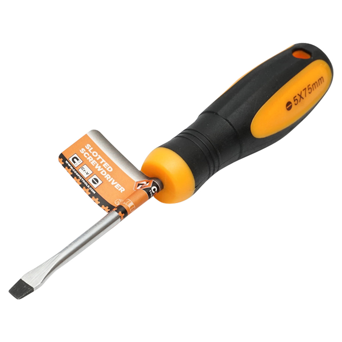 Professzionális Coofix 5x75mm Cr-V jobb oldali csavarhúzó mágneses hegyével