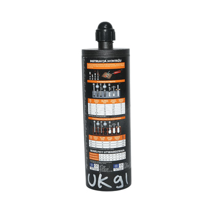Poliésztergyanta alapú, sztirolmentes kémiai horgony 400ml