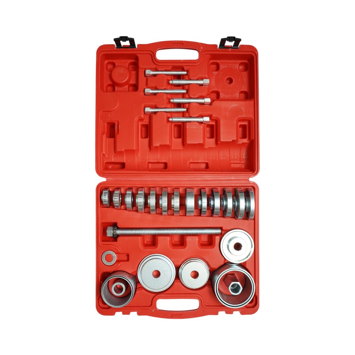 Breckner Germany csapágy- és kerékagyprés készlet 50–102 mm, 34 részes