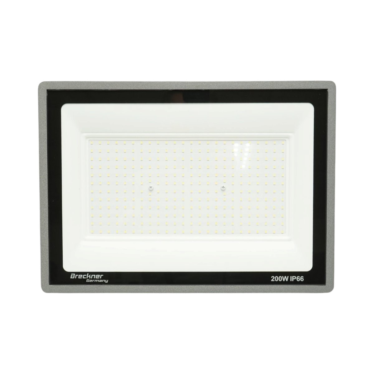 LED Reflektor 200W, 100-265V, 6500K, 20000lm Flood típus 375x270x30mm IP66 Breckner Germany