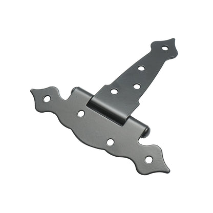Fekete dekoratív zsanér T5, 130mm