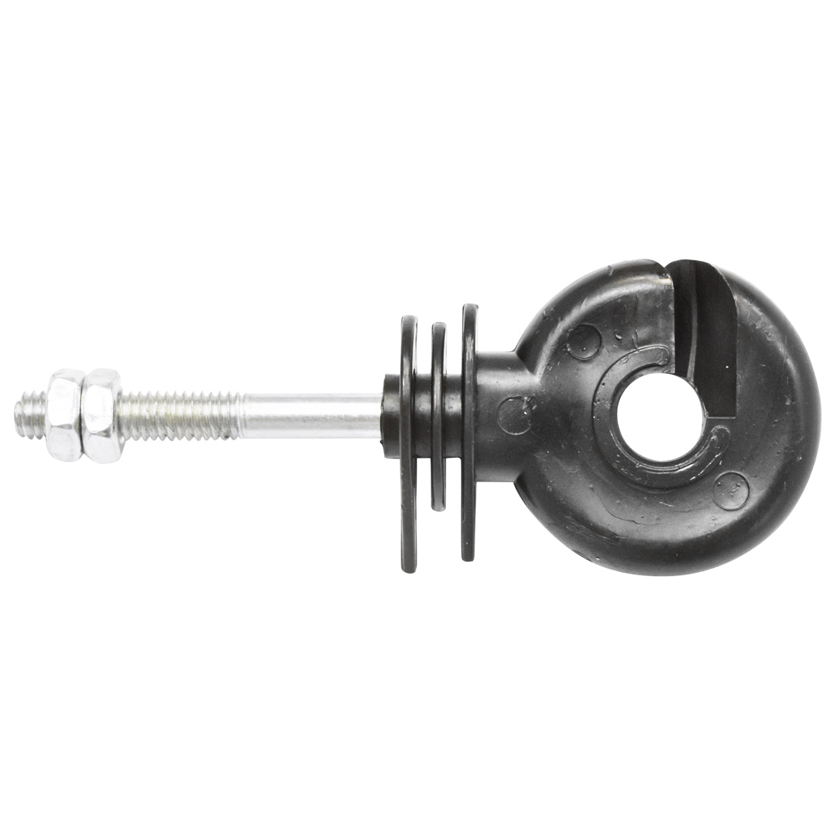 Prémium gyűrűs szigetelő 5.9mm 90x35mm 90x35mm menettel és anyával elektromos kerítés Breckner Germany