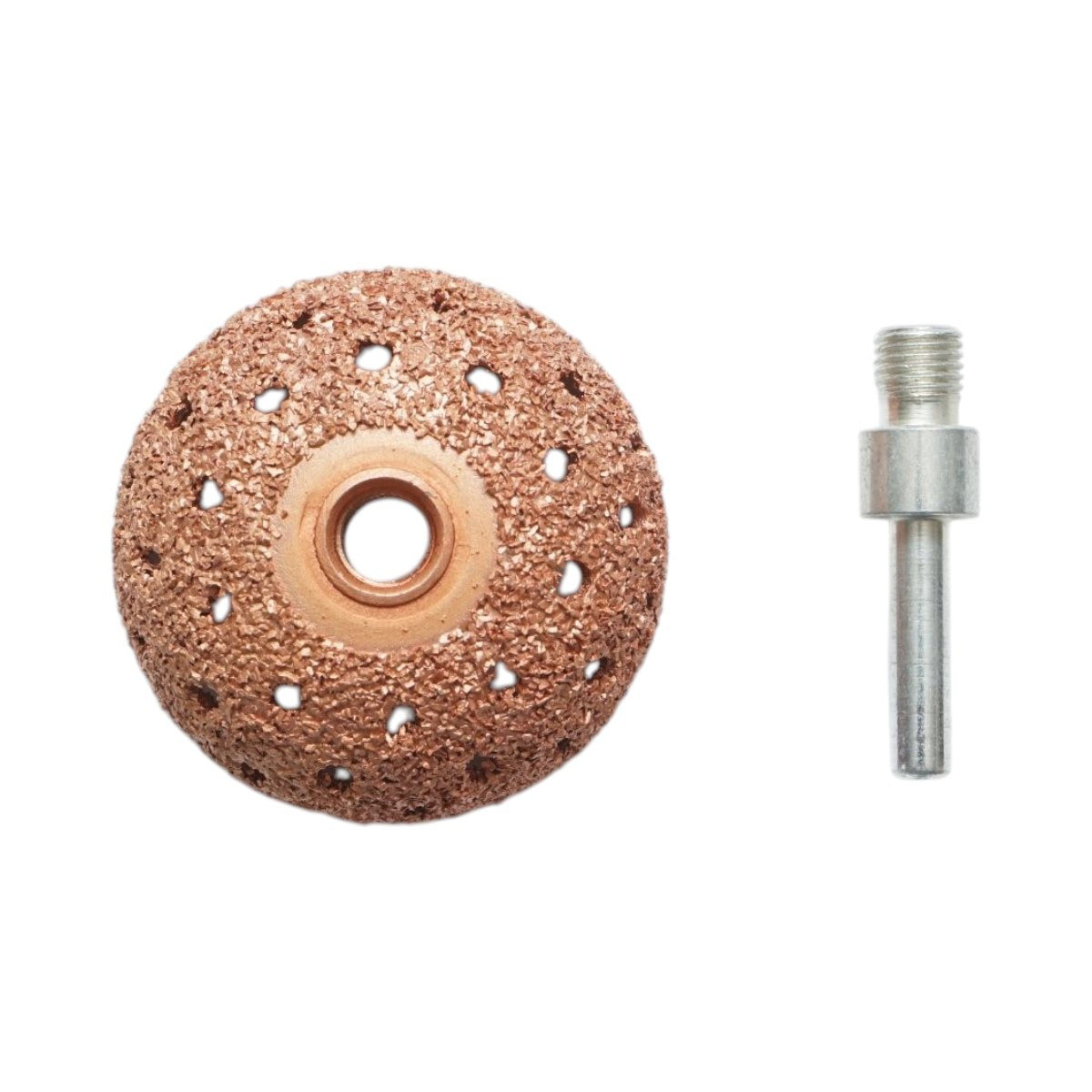 Polírozó sapka gumiabroncsokhoz 50mm, 36-os szemcseméret, 3/8 inch szár